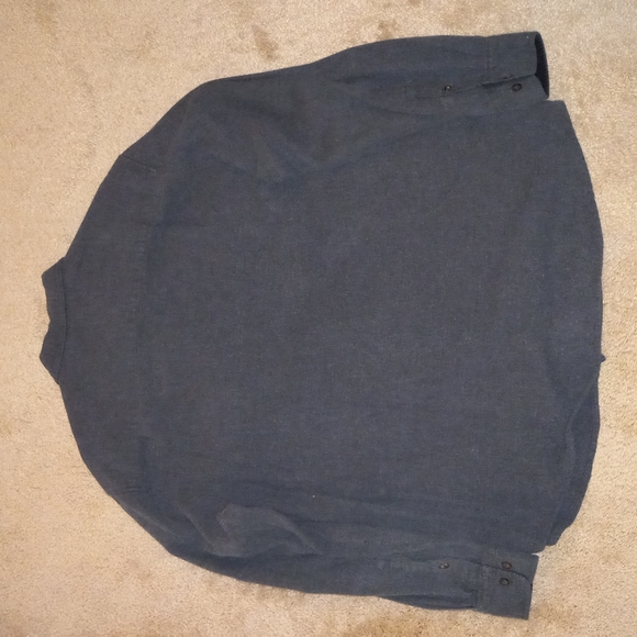 Vintage Faded Glory Men's Gray Flannel Shirt (Size: L [42/44]) - Picture 3 of 8